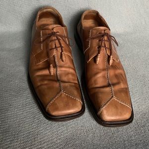 Mezlan Brown Leather dress shoes, size 10.5